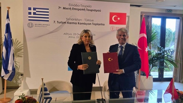 Οι προοπτικές περαιτέρω ανάπτυξης της τουριστικής συνεργασίας Ελλάδας-Τουρκίας στο επίκεντρο της 7ης Συνόδου της Μεικτής Επιτροπής Τουρισμού